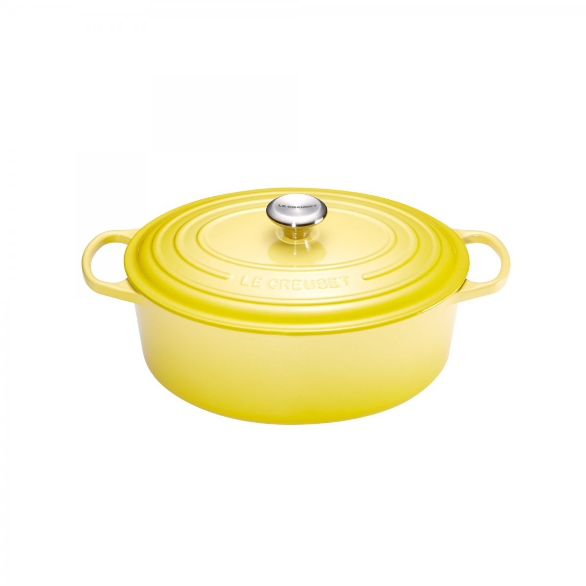 Le Creuset Гусятниця / жаровня 27 см, жовтий | https://grandposuda.com.ua