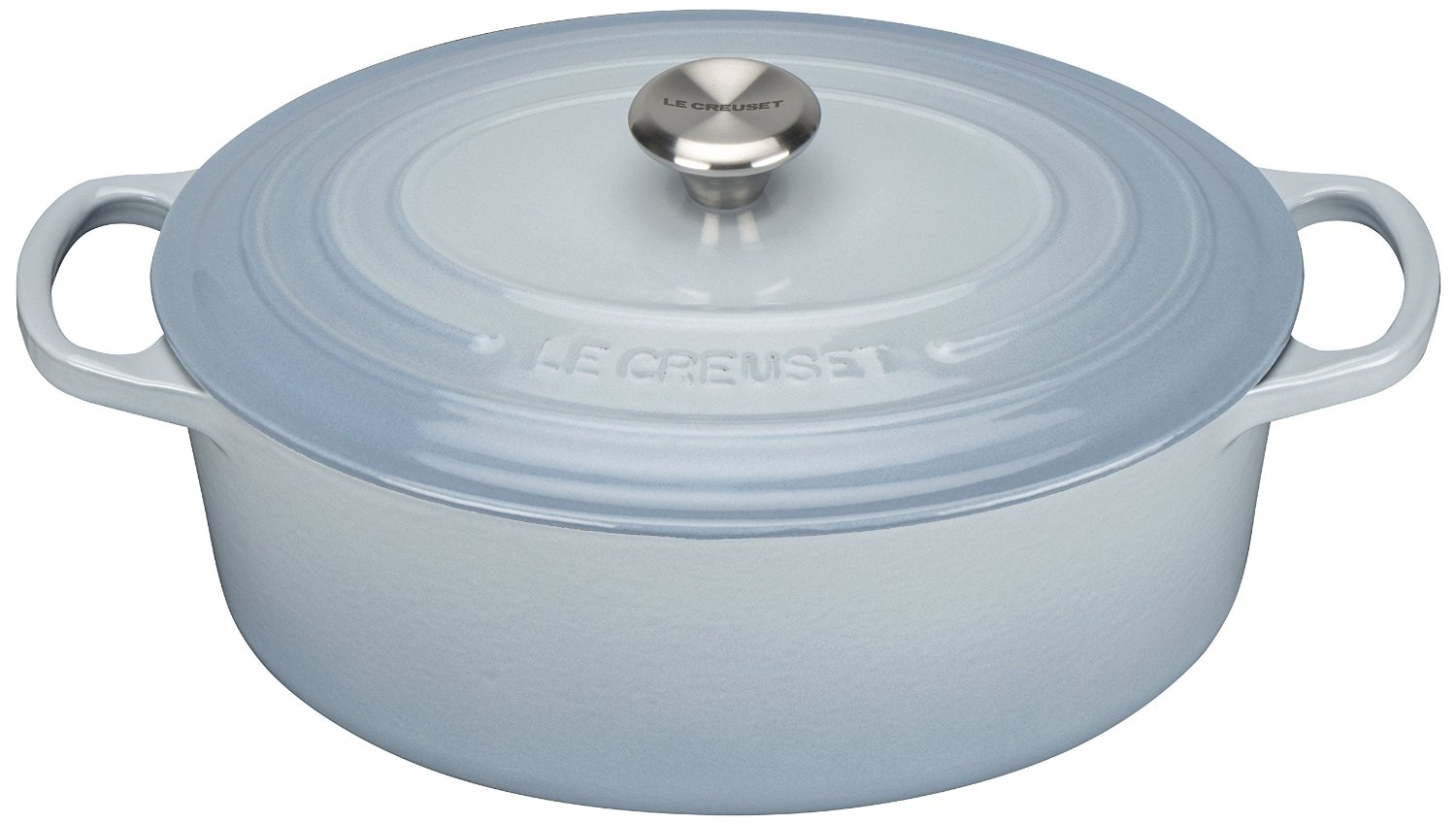 Le Creuset Гусятниця / жаровня 27 см, блакитна | https://grandposuda.com.ua