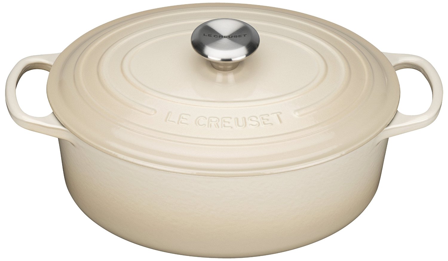 Le Creuset Гусятниця / жаровня 29 см, бежевий | https://grandposuda.com.ua
