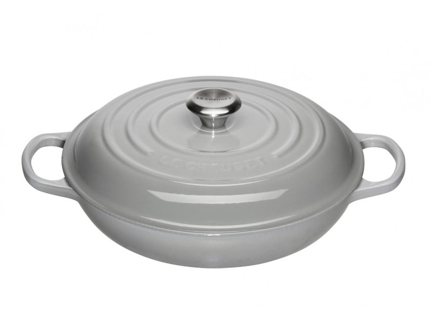 Le Creuset Сковорода-жаровня чугунная 30 см, Perlgrau Le Creuset Сковорода-жаровня чугунная 30 см, Perlgrau | https://grandposuda.com.ua