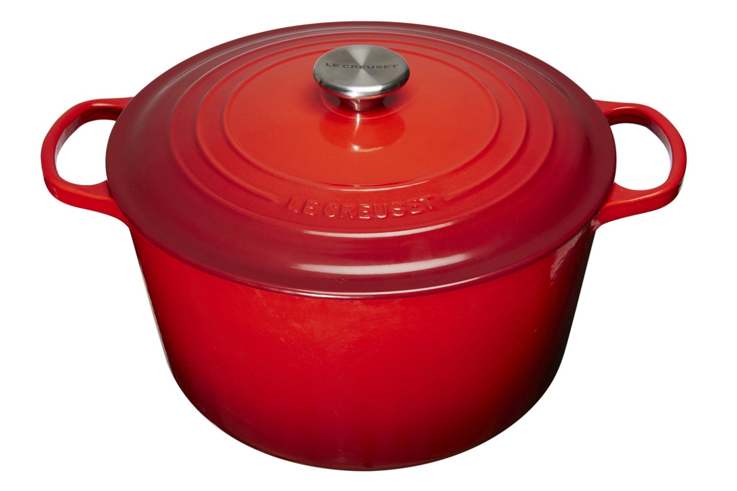 Le Creuset Каструля / жаровня 28 см, червоний | https://grandposuda.com.ua