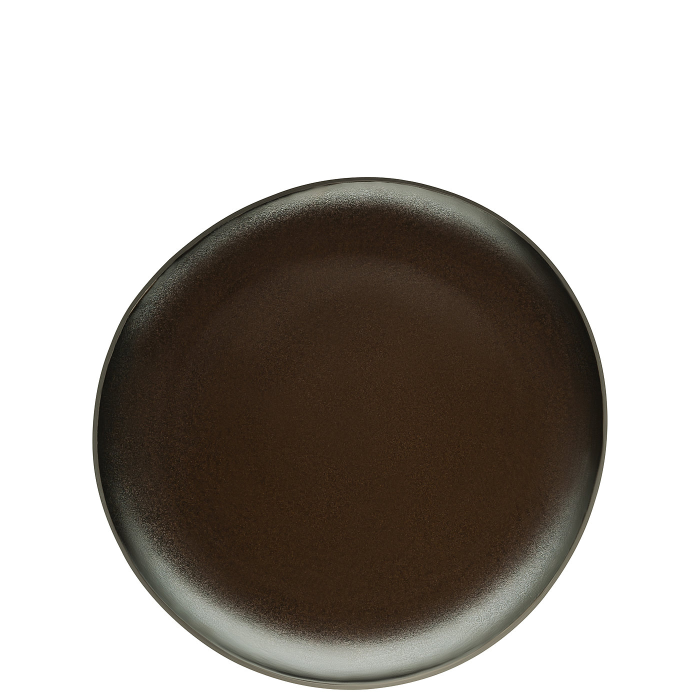 Rosenthal Тарелка для завтрака 25 см плоская Dark Junto Slate Grey | https://grandposuda.com.ua