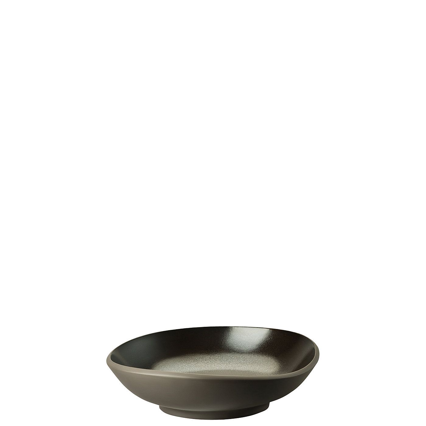 Rosenthal Тарелка для супа 17 см глубокая Dark Junto Slate Grey | https://grandposuda.com.ua