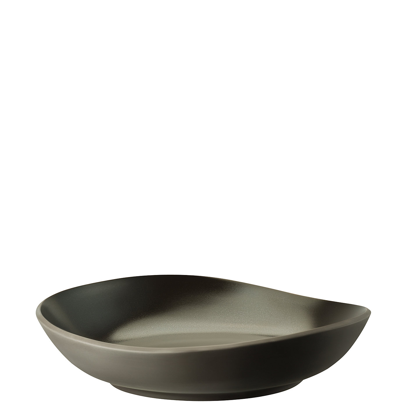 Rosenthal Тарелка глубокая 28 см Slate Grey Junto | https://grandposuda.com.ua