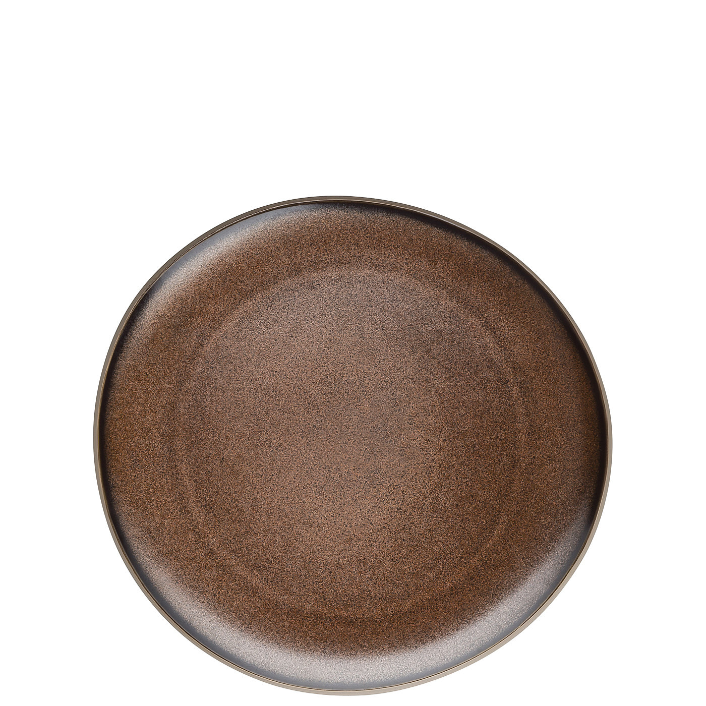 Rosenthal Тарелка для завтрака 25 см плоская Junto Shiny Bronze | https://grandposuda.com.ua
