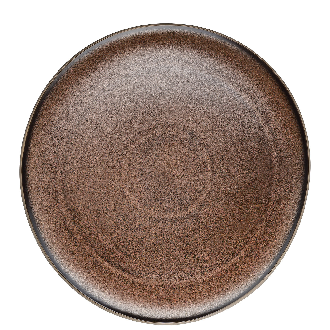 Rosenthal Тарілка 30 см плоска Junto Shiny Bronze | https://grandposuda.com.ua