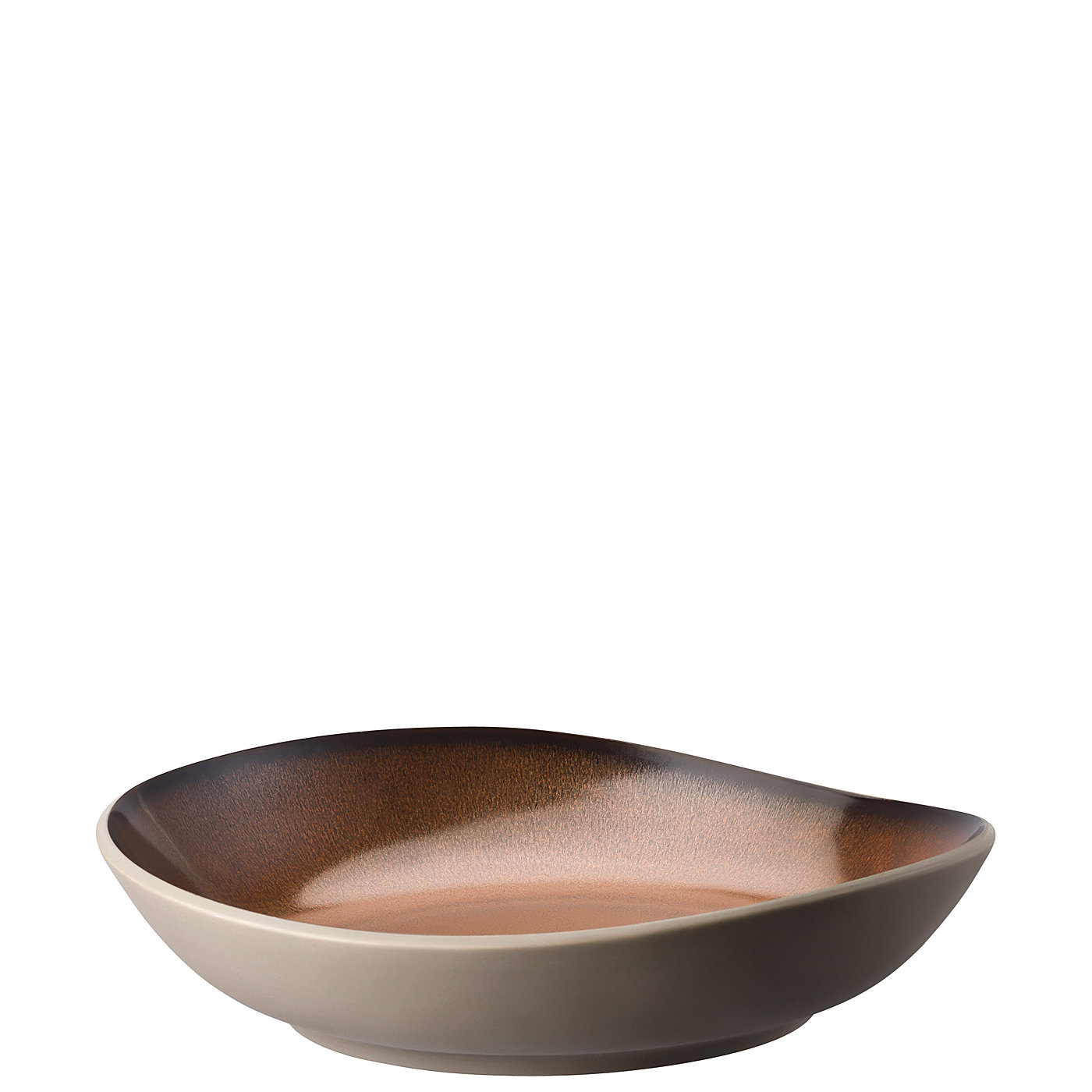 Rosenthal Тарілка 28 см глибока Junto Shiny Bronze | https://grandposuda.com.ua