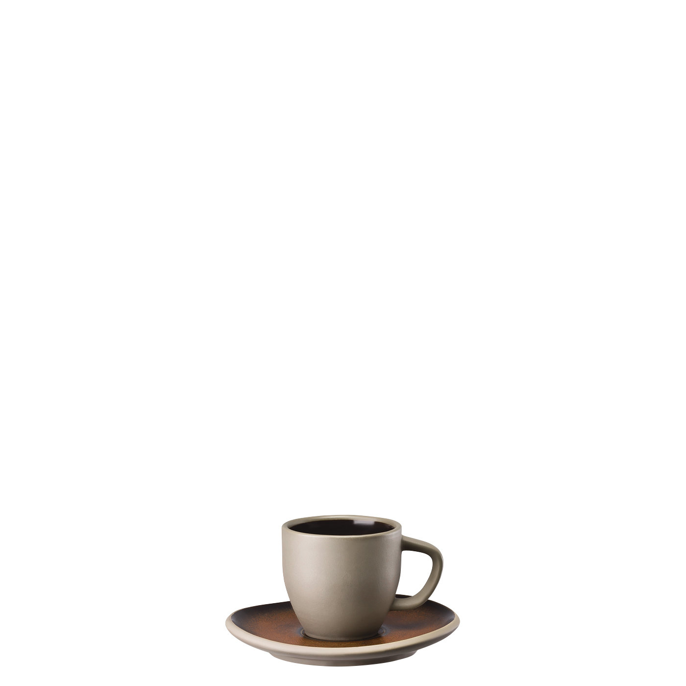Rosenthal Кофейная пара для эспрессо 0.09 в подарочной упаковке Junto Bronze | https://grandposuda.com.ua