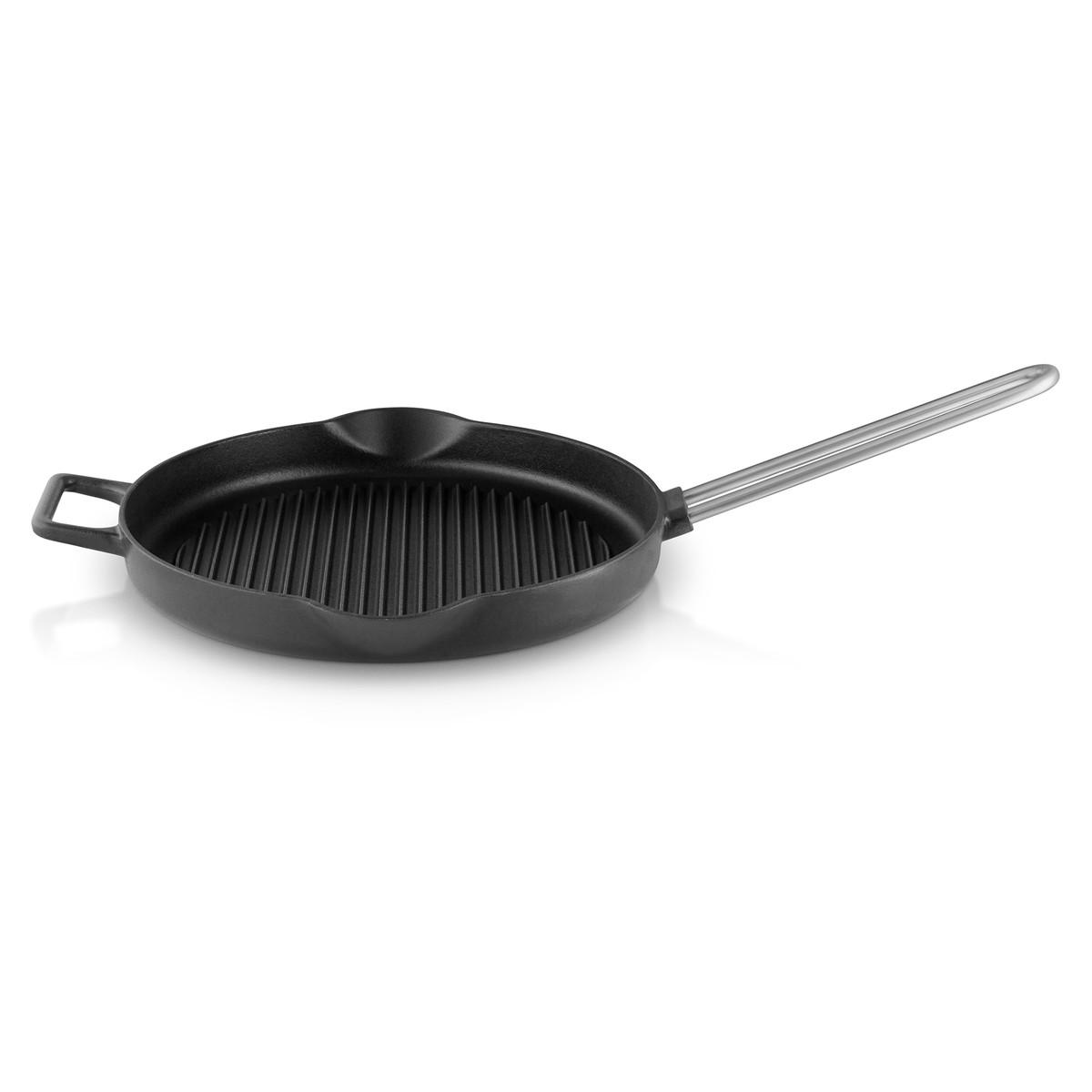 Eva Solo Сковорода гриль Ø 28 см черная Grillpfanne | https://grandposuda.com.ua