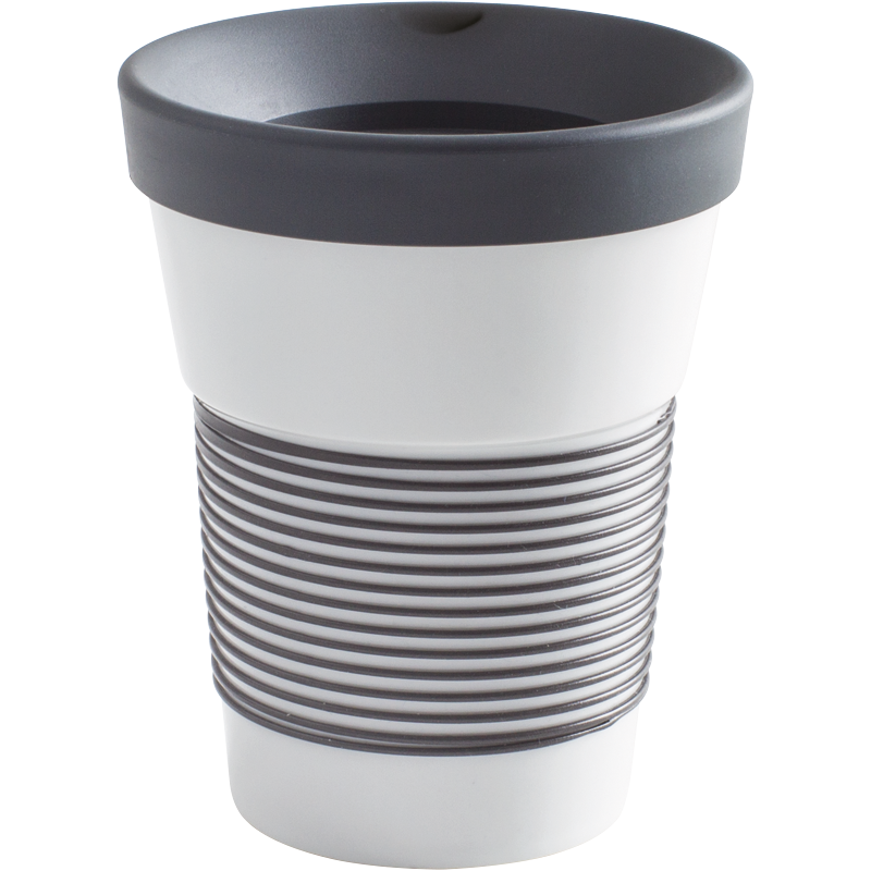 Kahla Кружка для кави з кришкою 350 мл, антрацит Magic Grip To Go Café Sommelier | https://grandposuda.com.ua