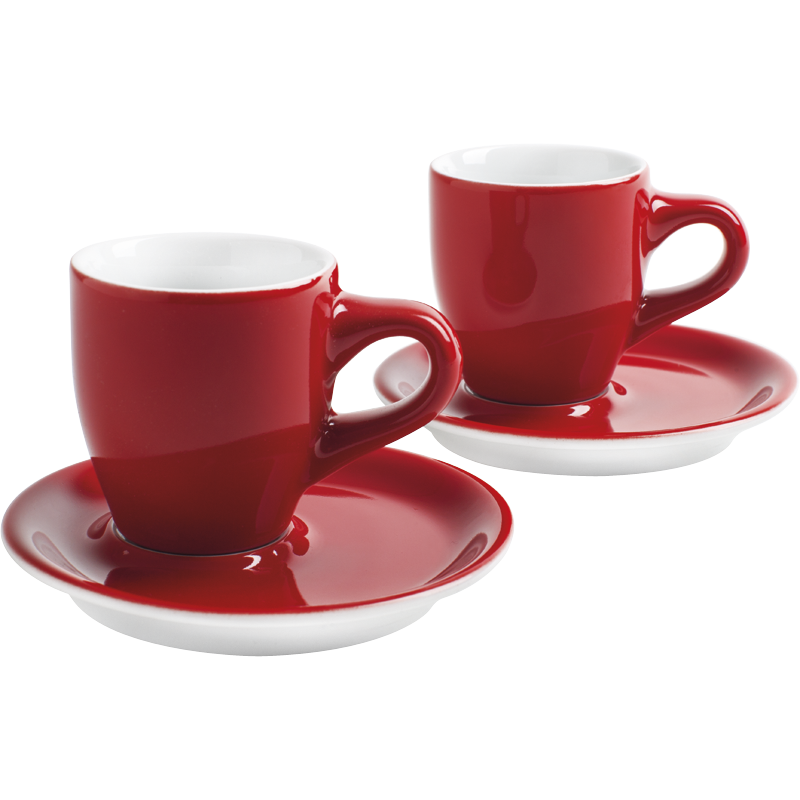Kahla Кофейная пара для эспрессо 0,05 л набор на 2 персоны Café Sommelier Red | https://grandposuda.com.ua