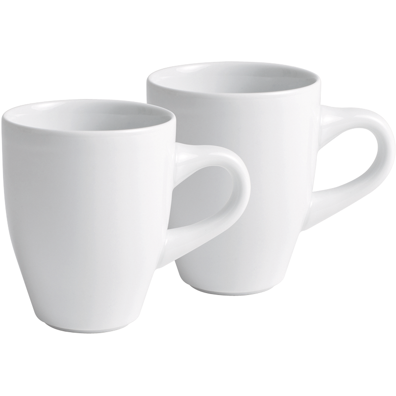 Kahla Кружка для кави 0,32 л набір 2 предмета Café Sommelier White | https://grandposuda.com.ua