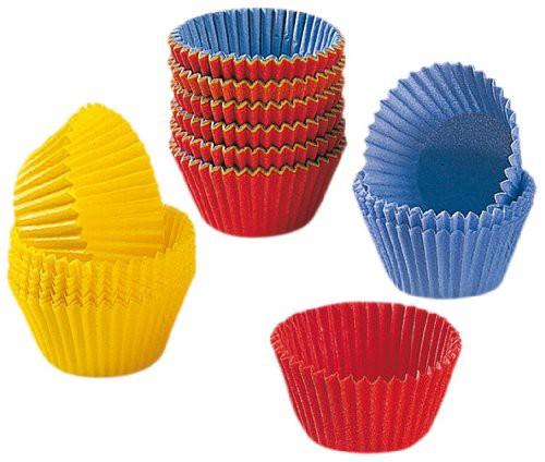 Kaiser Набор разноцветных бумажных формочек для выпечки кексов, 150 шт 4,5 см Pâtisserie | https://grandposuda.com.ua