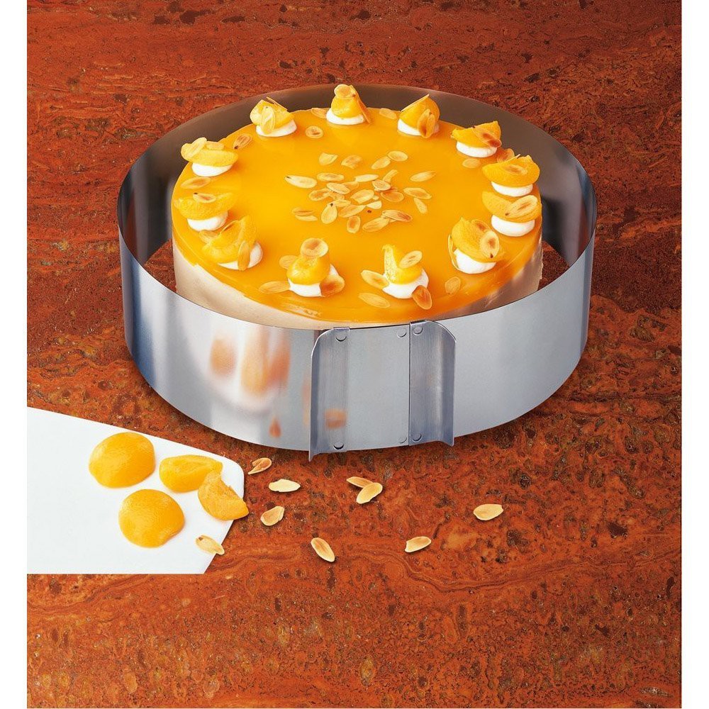 Kaiser Разъемное кольцо для торта с ручками, 9 см Pâtisserie | https://grandposuda.com.ua