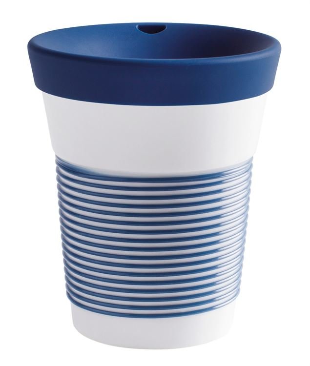 Kahla Чашка 0,35 л, з кришкою темно-синя Сupit To Go Mugs Magic Grip | https://grandposuda.com.ua