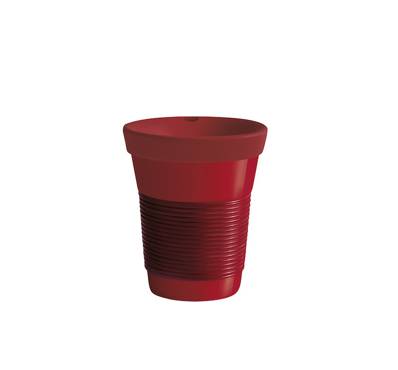 Kahla Чашка 0,35 л, з кришкою червона Сupit To Go Mugs Magic Grip | https://grandposuda.com.ua