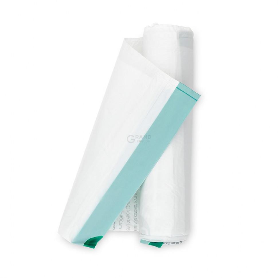 Brabantia Пакеты для мусора в рулоне, 23/30 л, размер G, 20 шт белых | https://grandposuda.com.ua