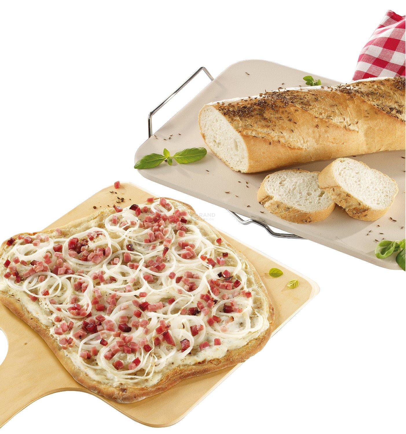 Dr. Oetker Керамічний камінь для піци 30 х 38 Pizza Co | https://grandposuda.com.ua
