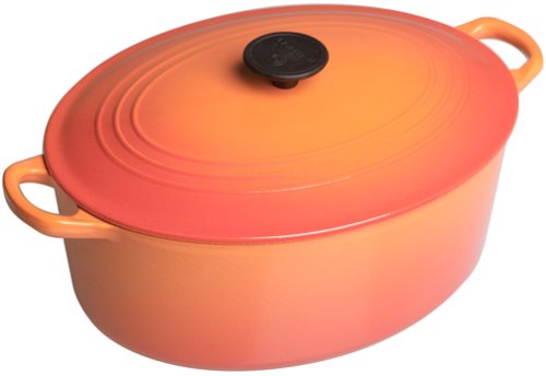 Le Creuset Гусятниця / жаровня 25 см, помаранчевий | https://grandposuda.com.ua