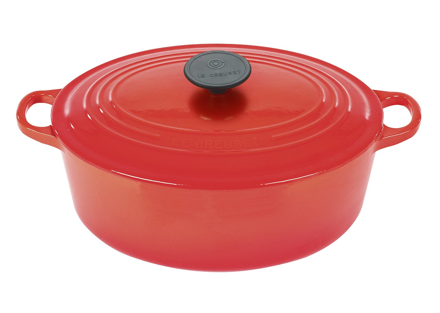 Le Creuset Гусятниця / жаровня 27 см, коралловый | https://grandposuda.com.ua