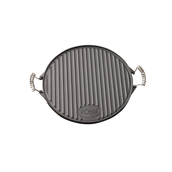 Rosle Сковорода гриль з двома ручками, чавун 40 см Grill | https://grandposuda.com.ua