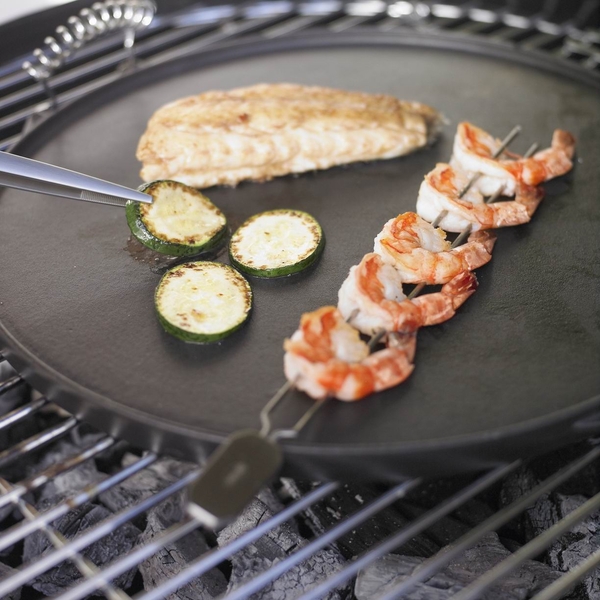 Rosle Сковорода гриль з двома ручками, чавун 40 см Grill | https://grandposuda.com.ua