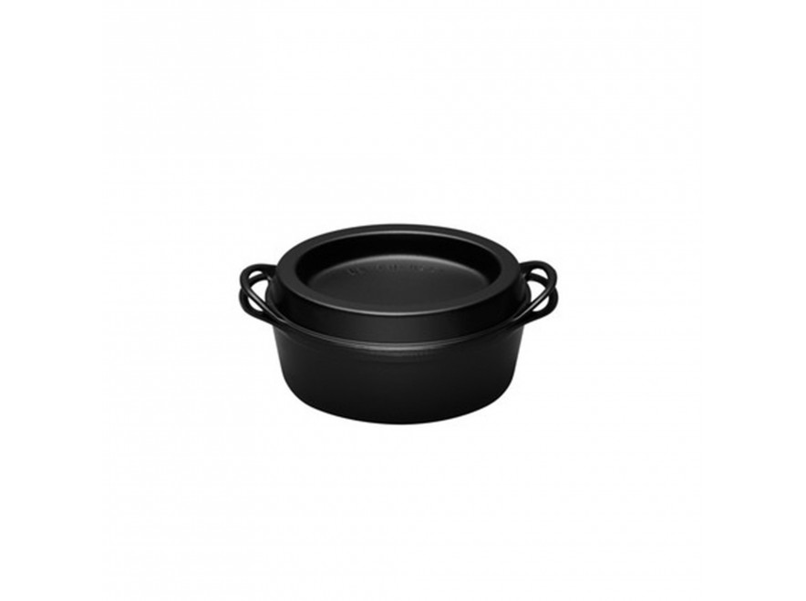 Le Creuset Каструля для запікання 30 см чорна | https://grandposuda.com.ua