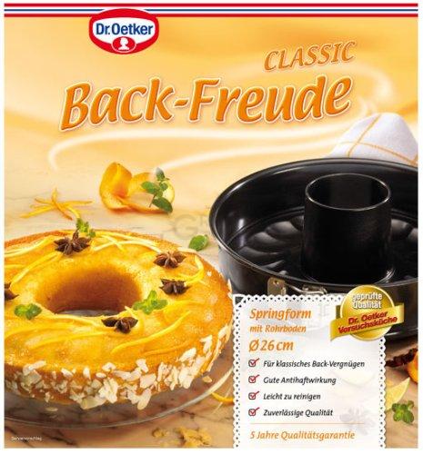 Dr. Oetker Форма для выпечки кексов со съемным дном Ø 26 см Back - Freude Classic | https://grandposuda.com.ua