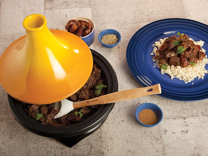 Le Creuset Тажин 27 см, вишневый | https://grandposuda.com.ua