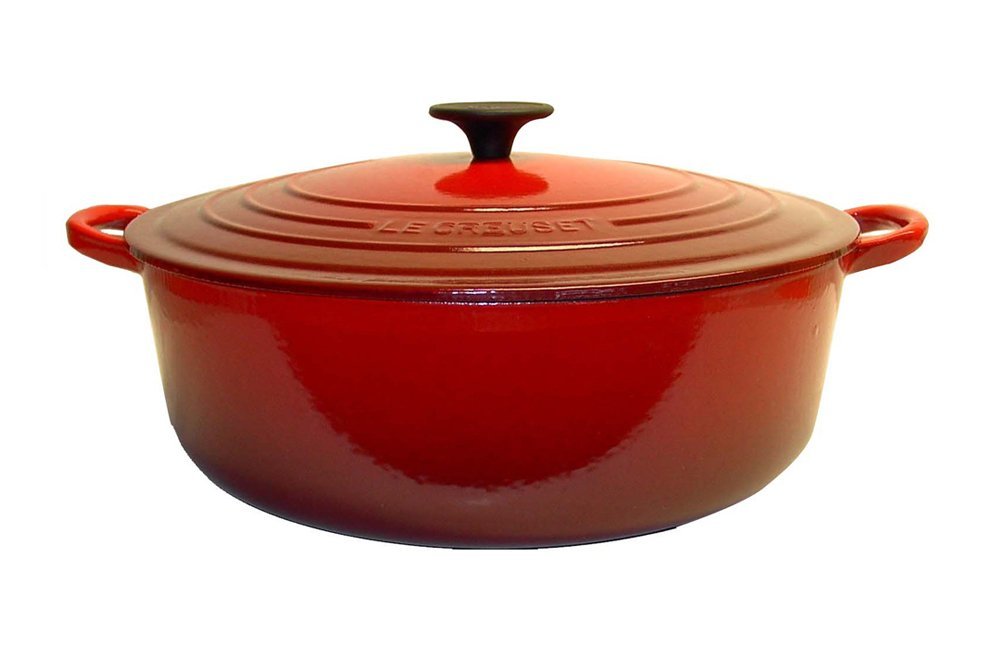 Le Creuset Кастрюля / жаровня 30 см, вишневый | https://grandposuda.com.ua