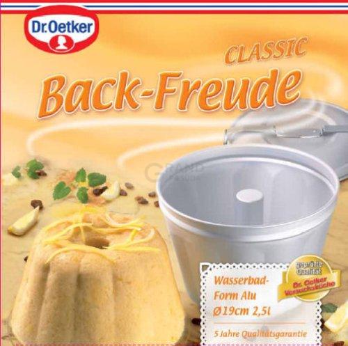 Dr. Oetker Форма для випікання на водяній бані 2,5 л Back - Freude Classic | https://grandposuda.com.ua