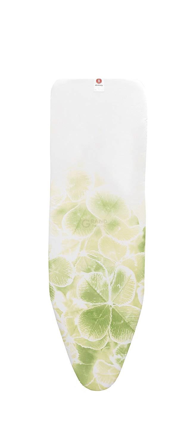 Brabantia Чохол з шарами фетру 4 мм + поролону 4 мм, 124 x 38 см (B) Leaf Clover | https://grandposuda.com.ua