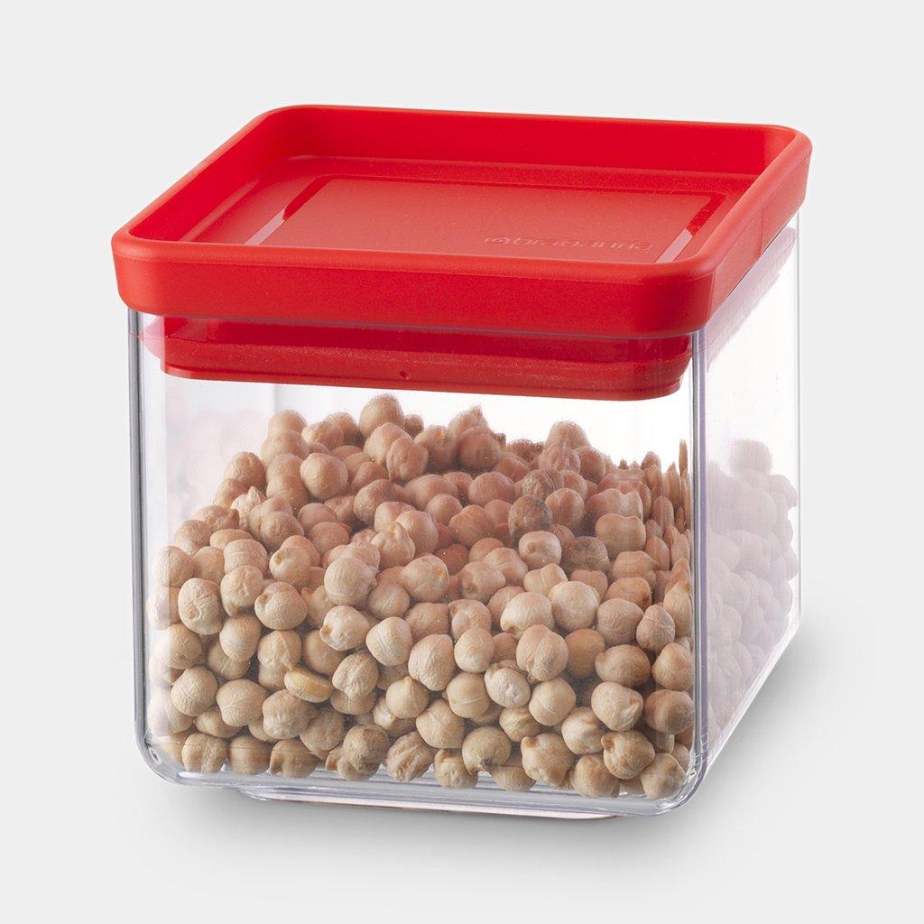 Brabantia Емкость для хранения, квадратная красная 0,7 л Tasty Colours Brabantia Емкость для хранения, квадратная красная 0,7 л Tasty Colours | https://grandposuda.com.ua
