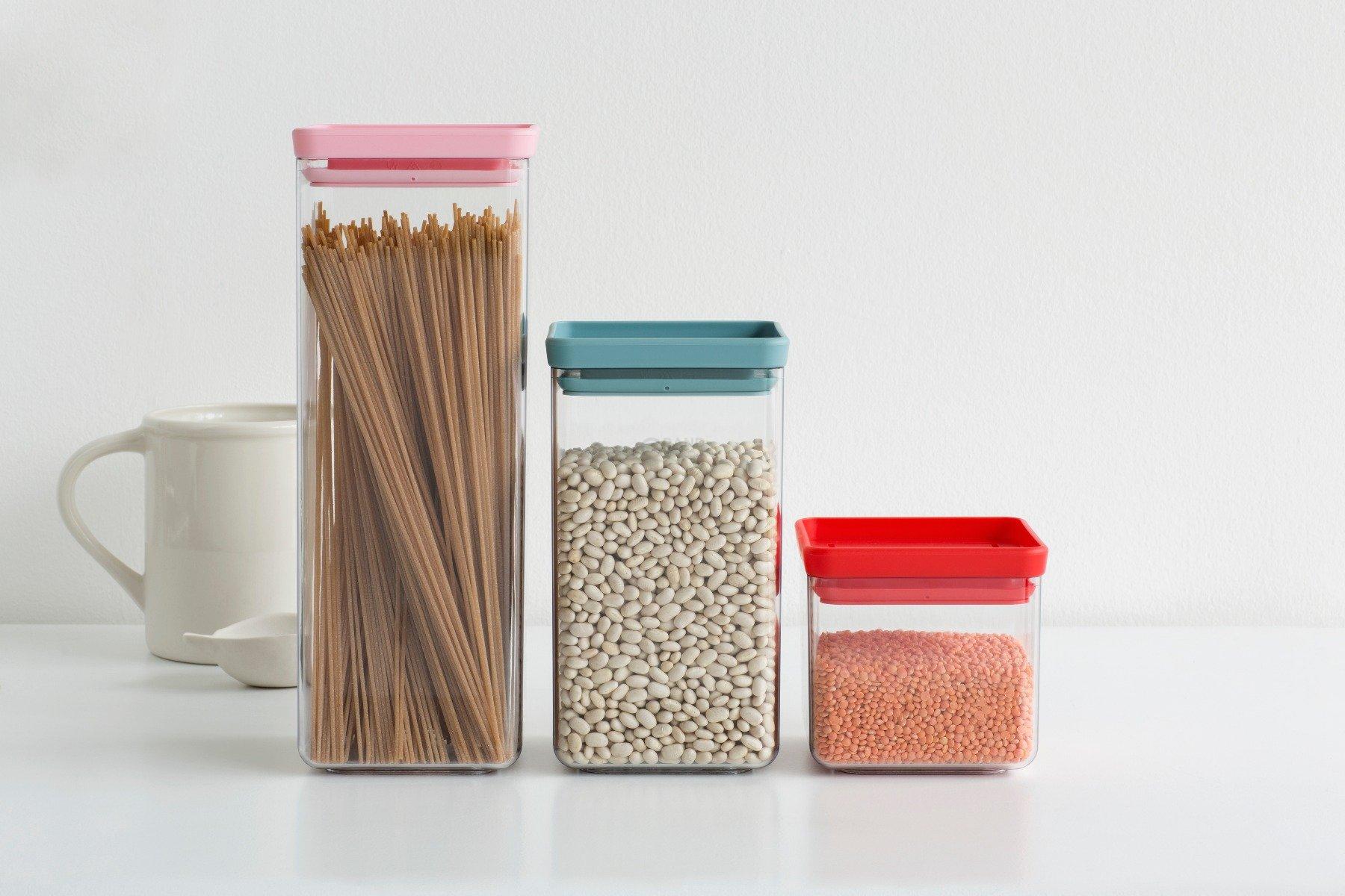 Brabantia Емкость для хранения, квадратная красная 0,7 л Tasty Colours Brabantia Емкость для хранения, квадратная красная 0,7 л Tasty Colours | https://grandposuda.com.ua