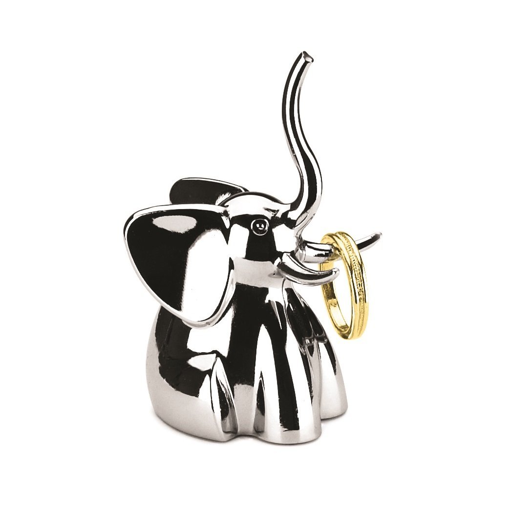 Umbra Держатель для колец 4,4x3,8x7,6 см металлик Zoola Elephant Ring | https://grandposuda.com.ua