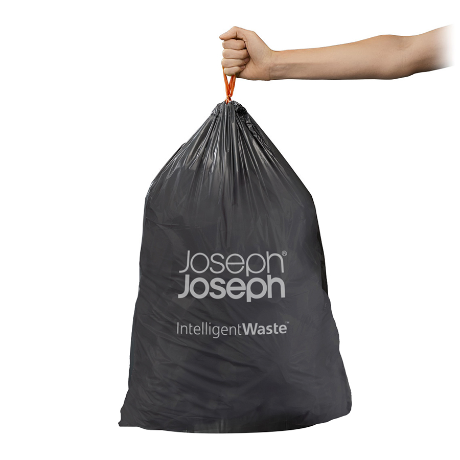 Joseph Joseph Пакеты для мусора IW6 30 л черные 20 шт Totem Compact | https://grandposuda.com.ua