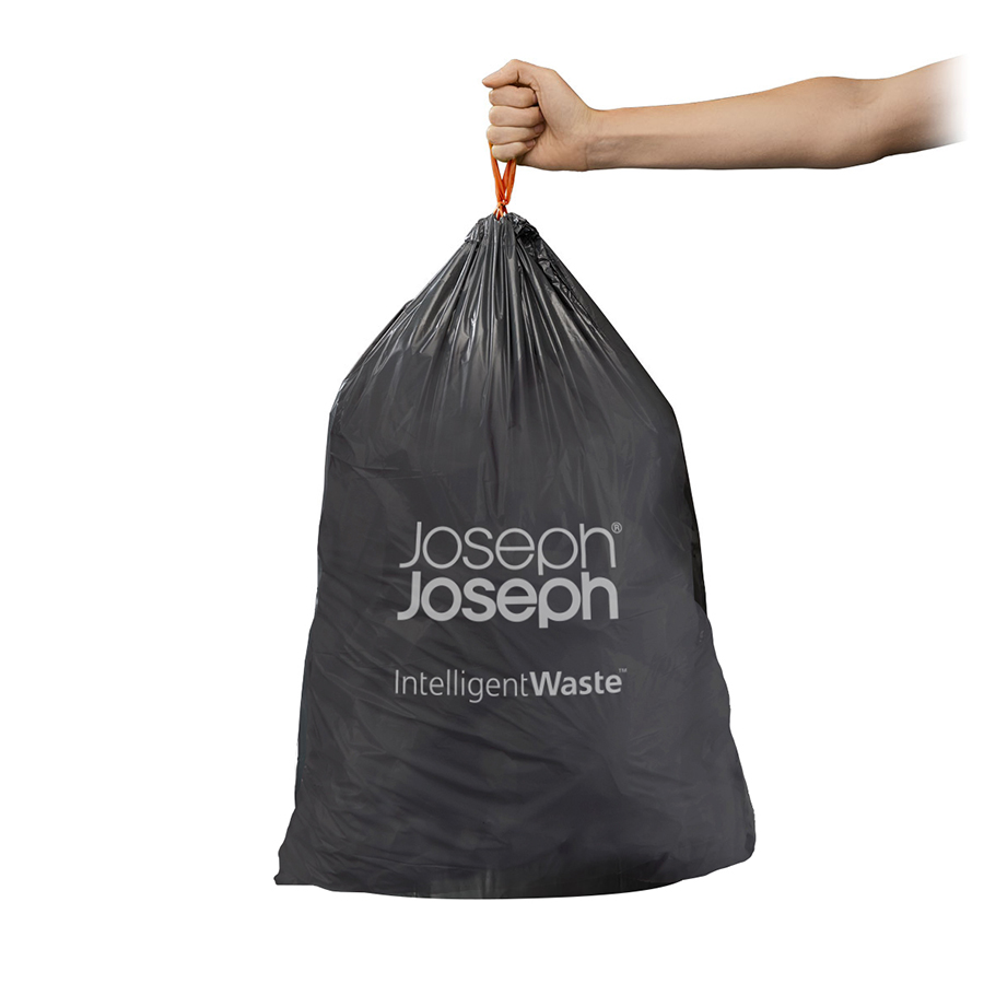 Joseph Joseph Пакети для сміття IW7 20 л чорні 20 шт Totem Compact | https://grandposuda.com.ua