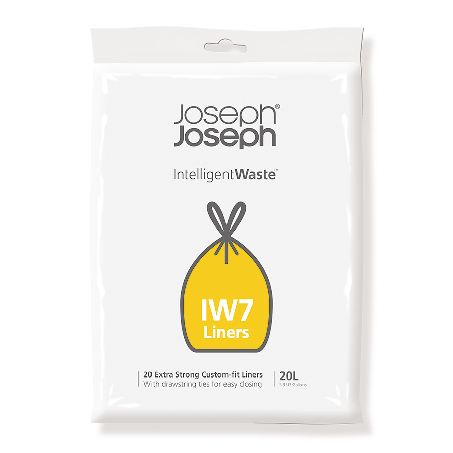 Joseph Joseph Пакеты для мусора IW7 20 л черные 20 шт Totem Compact | https://grandposuda.com.ua