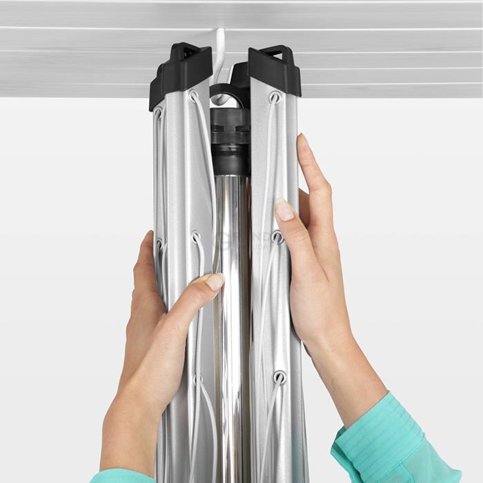 Brabantia Вулична сушарка з 4 напрямними 50 м навісу металеву основу Topspinner | https://grandposuda.com.ua