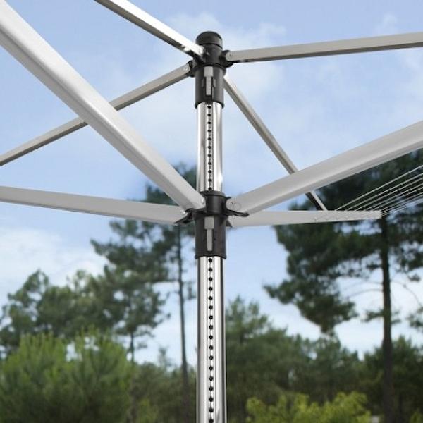 Brabantia Вулична сушарка з 4 напрямними і регулюванням висоти 40 м навісу Lift-O-Matic | https://grandposuda.com.ua