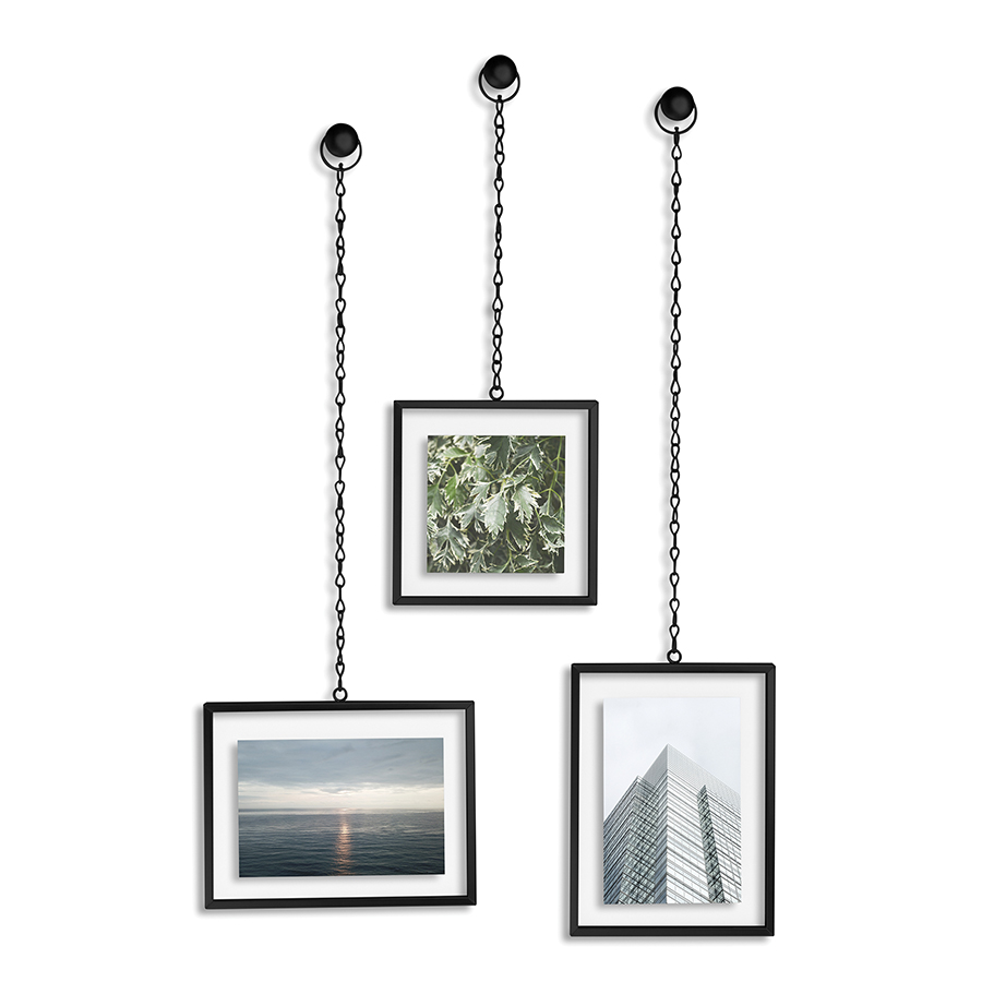 Umbra Рамка для фотографий Fotochain 15,2 х 20,3 х 1,2 см черная | https://grandposuda.com.ua