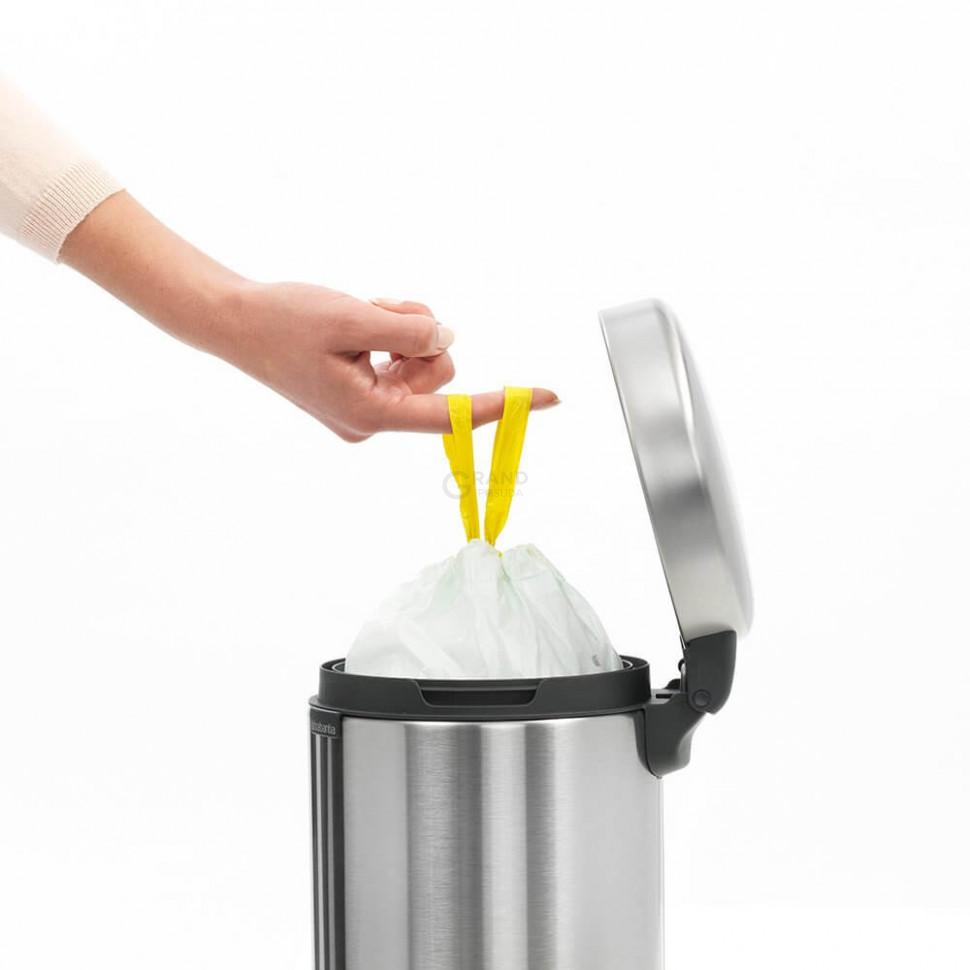 Brabantia Пакеты для мусора в рулоне, 3 л, размер А, 20 шт белых | https://grandposuda.com.ua