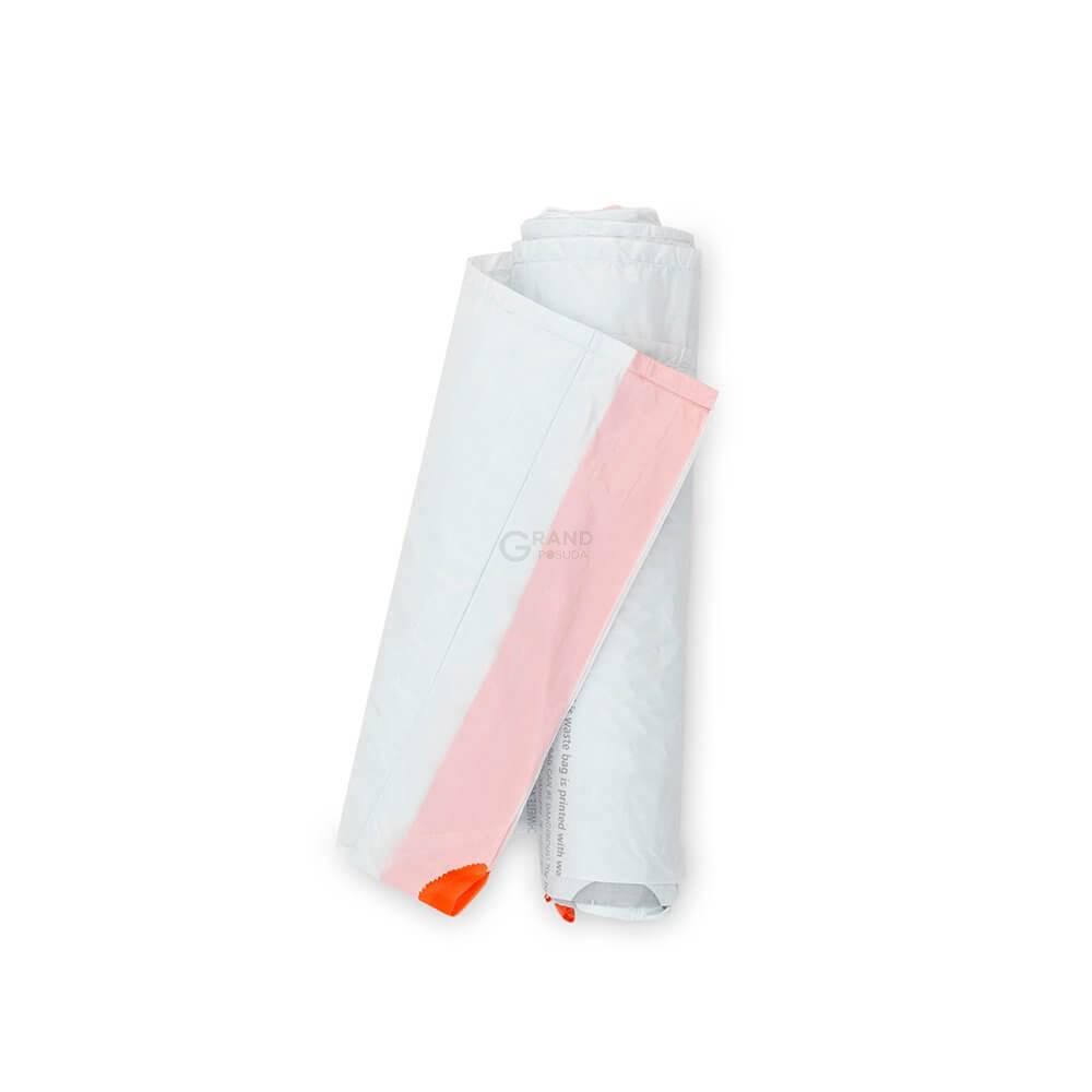 Brabantia Пакеты для мусора в рулоне, 5 л, размер В, 20 шт белых | https://grandposuda.com.ua