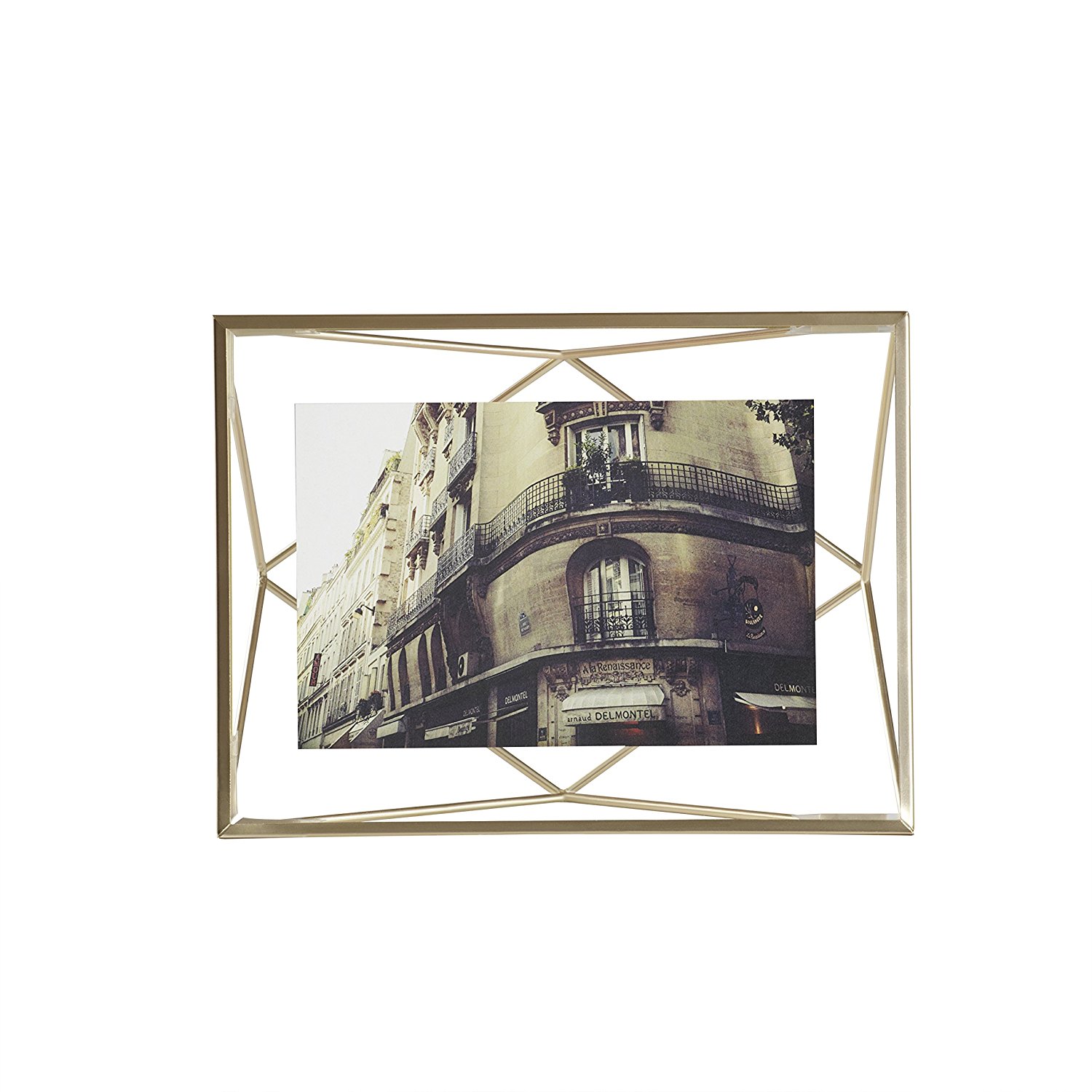 Umbra Фоторамка 15,2x20,3x7,6 см золота Prisma Bilderrahmen | https://grandposuda.com.ua