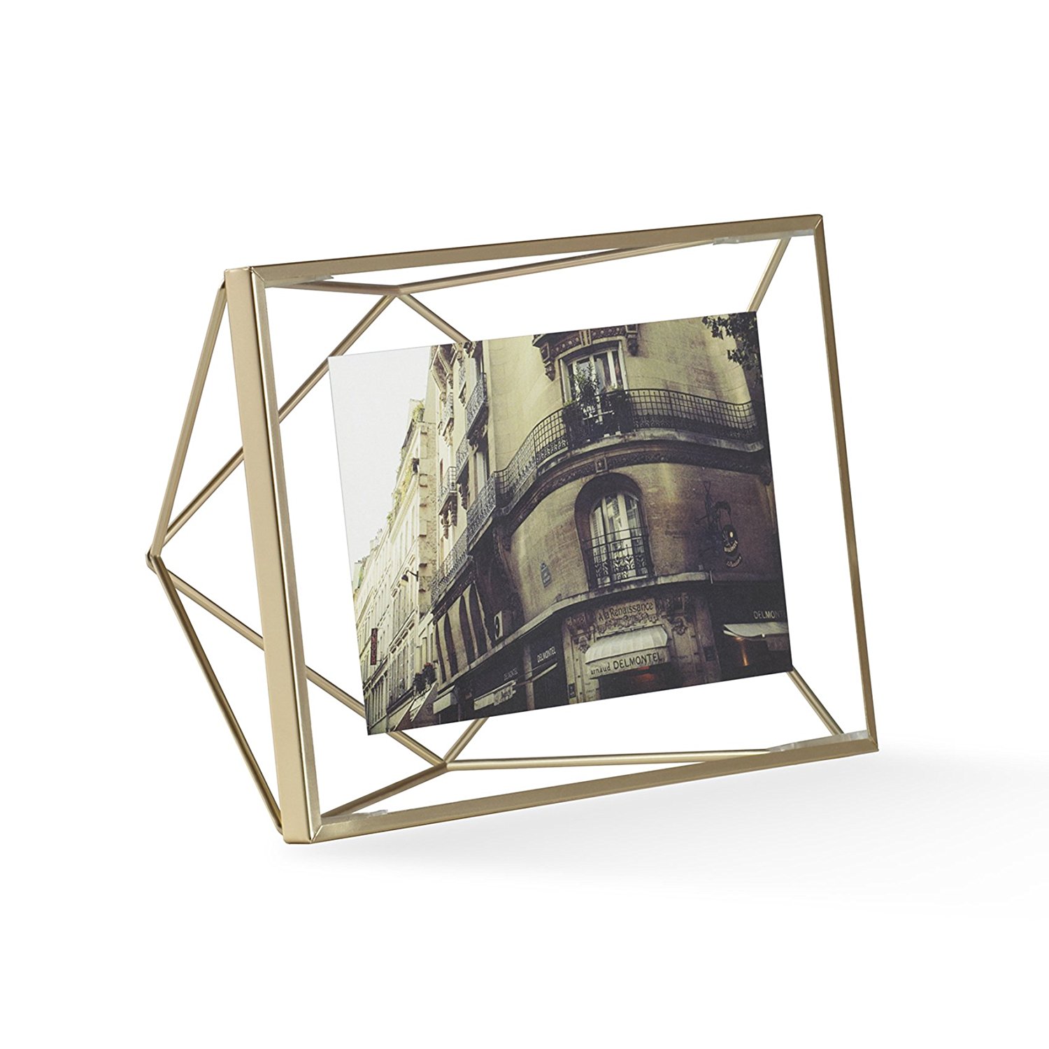 Umbra Фоторамка 15,2x20,3x7,6 см золота Prisma Bilderrahmen | https://grandposuda.com.ua