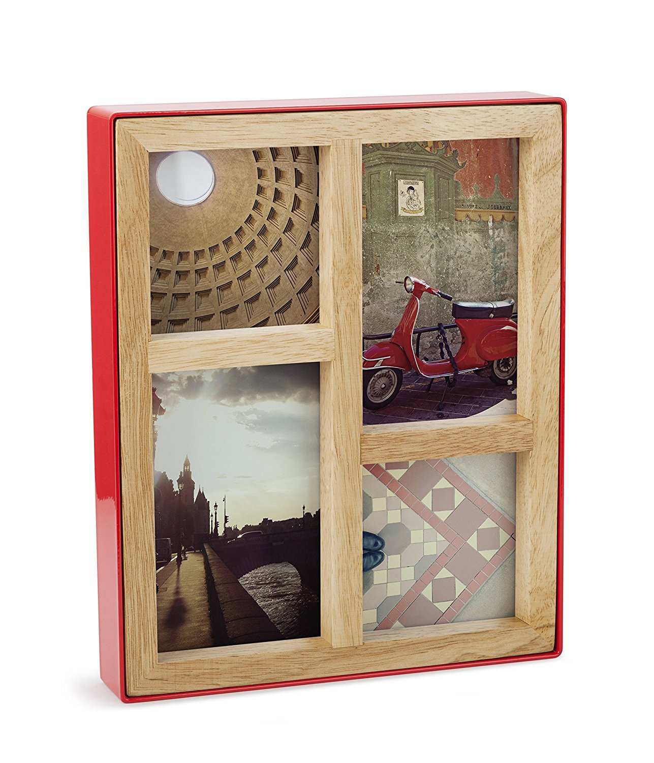 Umbra Фоторамка 27,3x22,2x4,4 см червона Fotoblock Bilderrahmen | https://grandposuda.com.ua