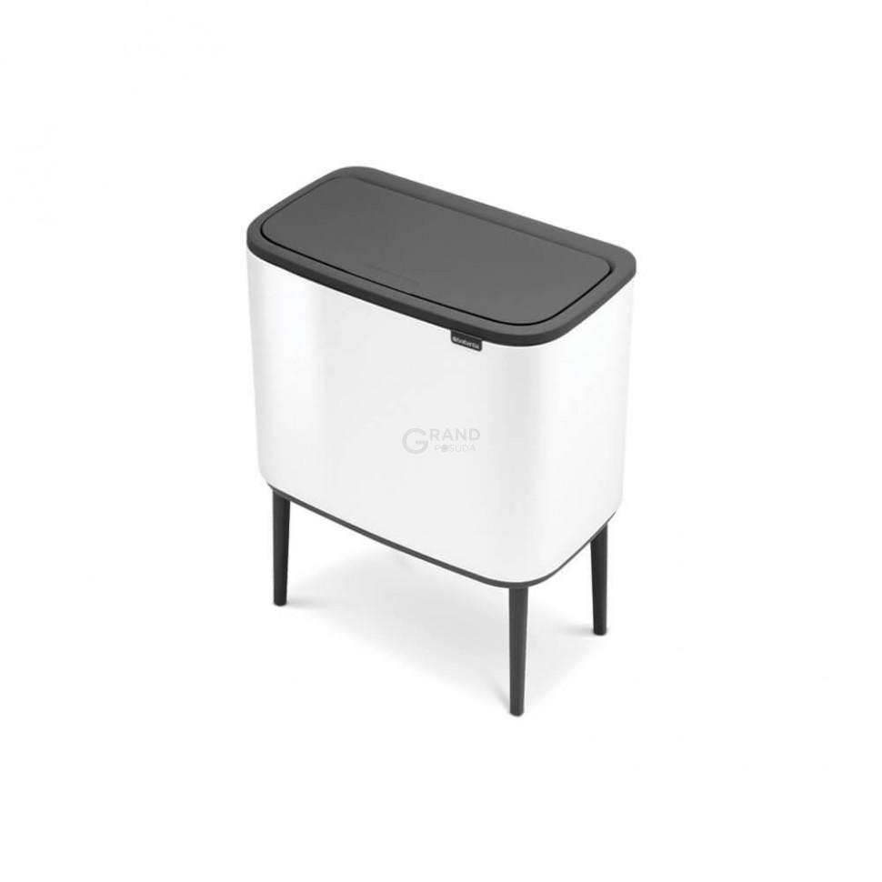 Brabantia Сміттєвий бак 36 л білий Bo Touch Bin | https://grandposuda.com.ua