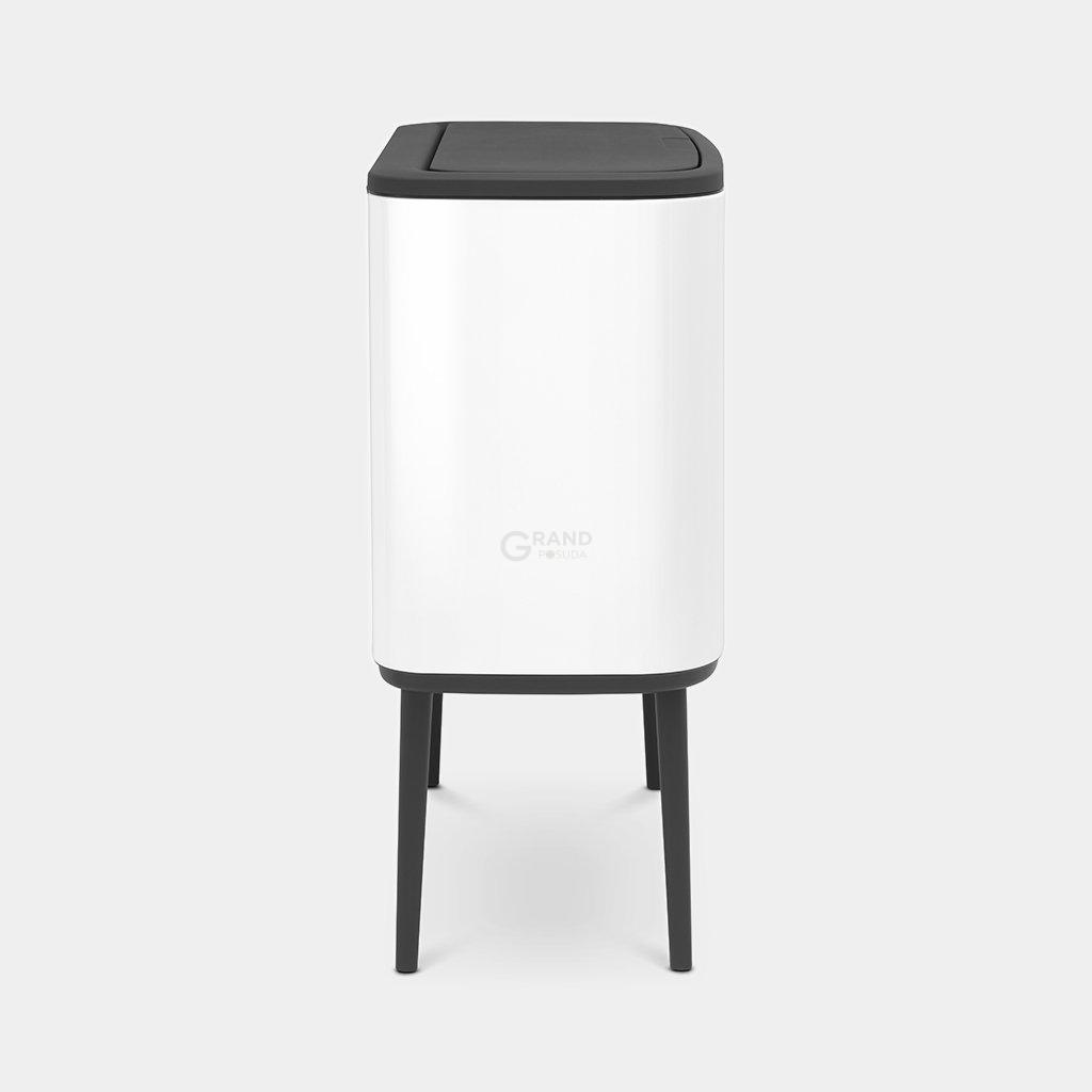 Brabantia Сміттєвий бак 11 + 23 л білий Bo Touch Bin | https://grandposuda.com.ua