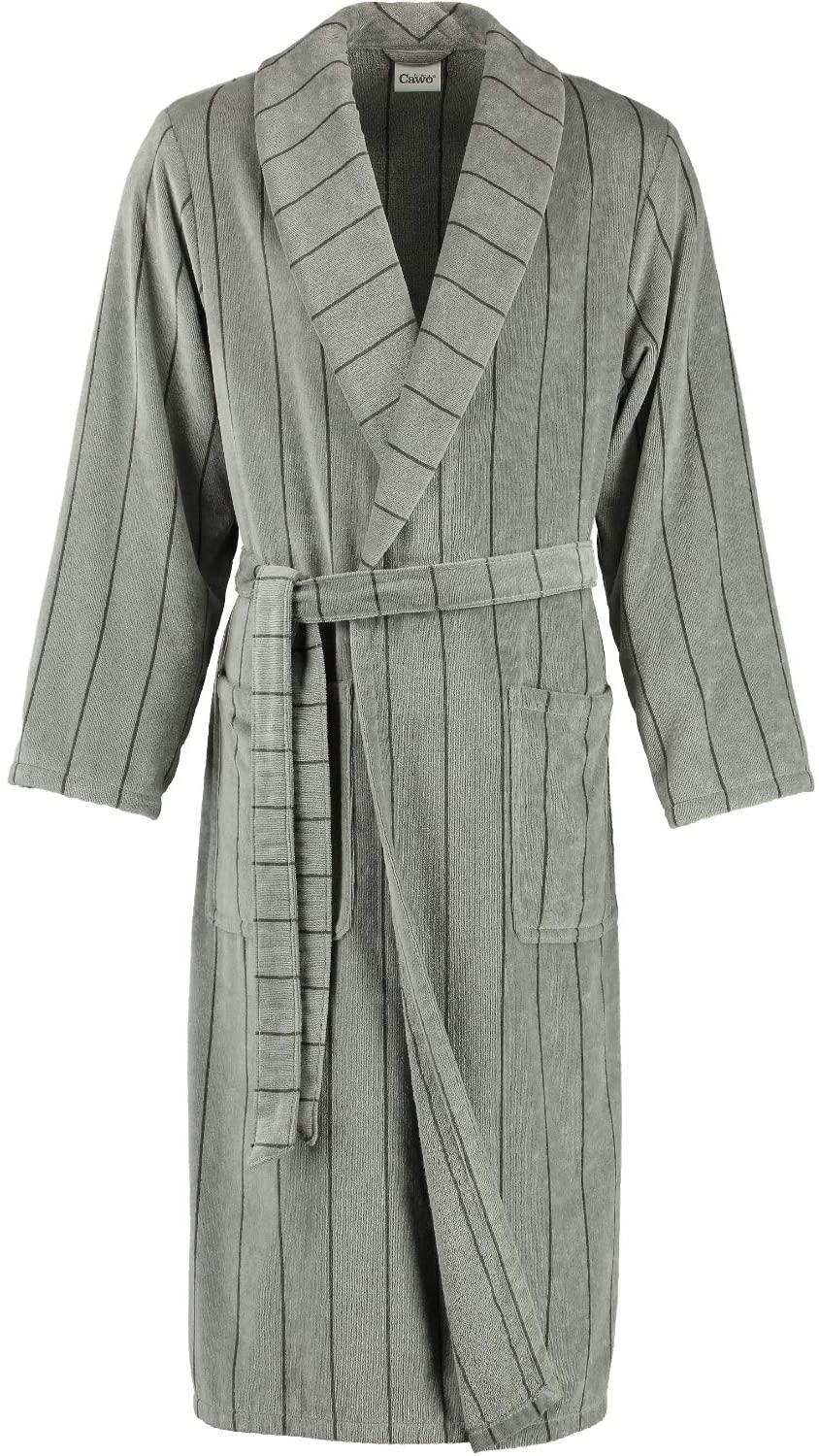 Cawö Халат банный мужской с воротником 56 (L-XL) песочный 2833 | https://grandposuda.com.ua