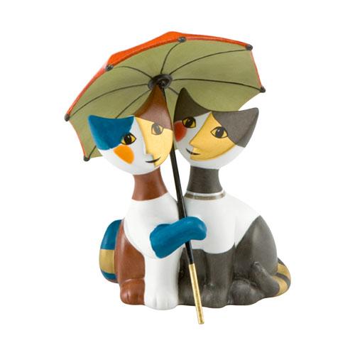 Goebel Фигурка “Кошки под зонтиком” “Rosina Wachtmeister Katzenleben” | https://grandposuda.com.ua